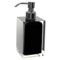 Soap Dispenser, Square, Black, Countertop